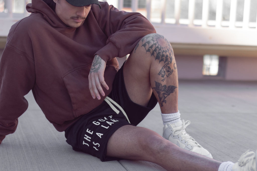 The Goat Is A Lamb - Black Mesh Shorts