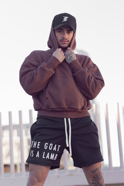 The Goat Is A Lamb - Black Mesh Shorts